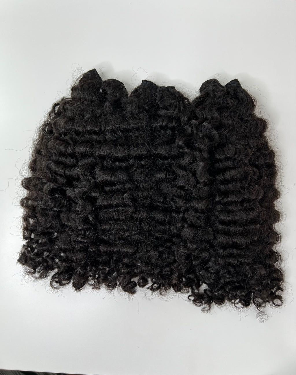 Premium Weft Extensions - Curly 3 Bundles